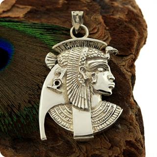 Egyptian Silver Jewelry Goddess Isis Pendant