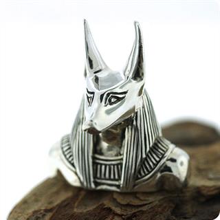 Ancient Egyptian Silver God Anubis, Lord Of The Dead,Pendant