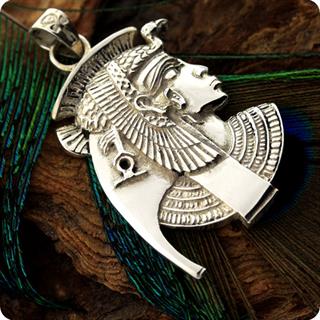 Egyptian Silver Jewelry Goddess Isis Pendant